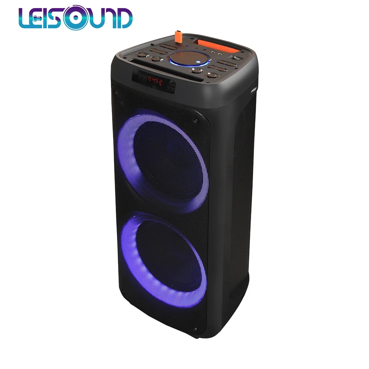 

Double 10inch Speaker With Amplifier Flame Flash Light Home Theatre System J B L Karaoke Sound Speaker
