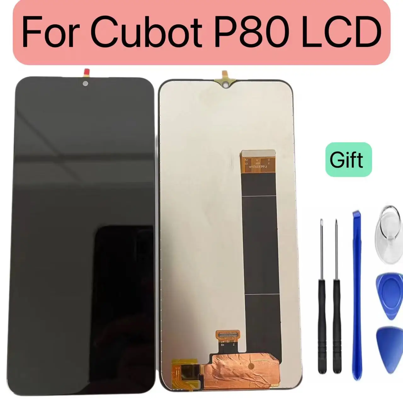 New Tested 6.58 Inch Display For Cubot P80 LCD&Touch Screen Digitizer Display Assembly Replacement Fix For Cubot P80 LCD