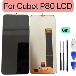 New Tested 6.58 Inch Display For Cubot P80 LCD&Touch Screen Digitizer Display Assembly Replacement Fix For Cubot P80 LCD