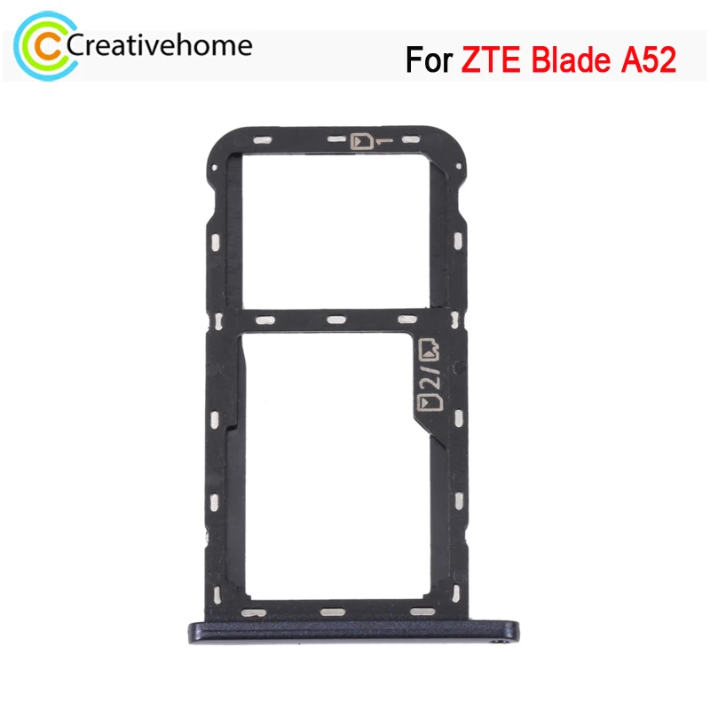 

For ZTE Blade A52 SIM Card Tray + SIM Card Tray / Micro SD Card Tray Adapter Replacement Part