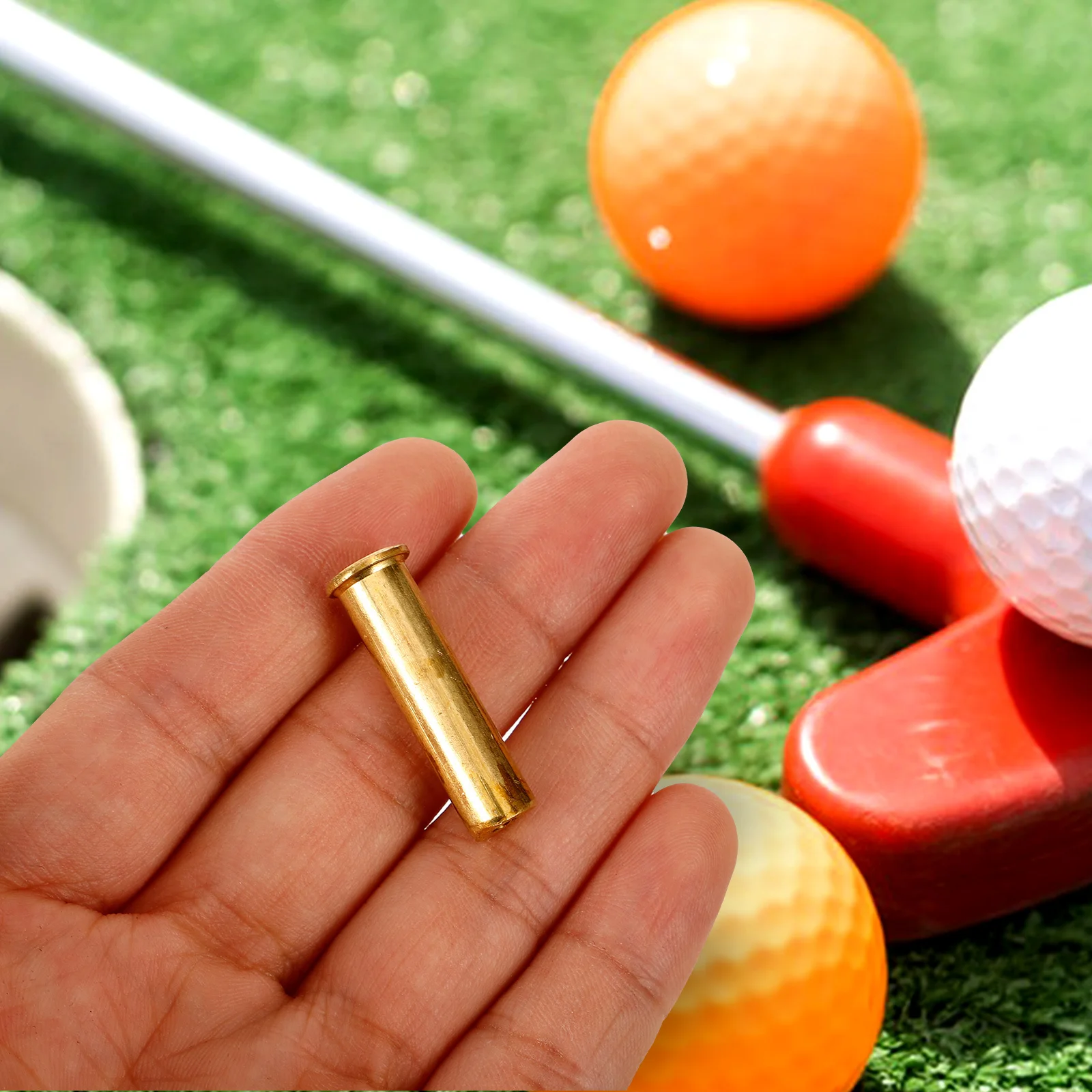 

4Pcs Golf Club Counterweights Copper Extension Parts Durability Reliability Golf Accessories Metal Counterweights