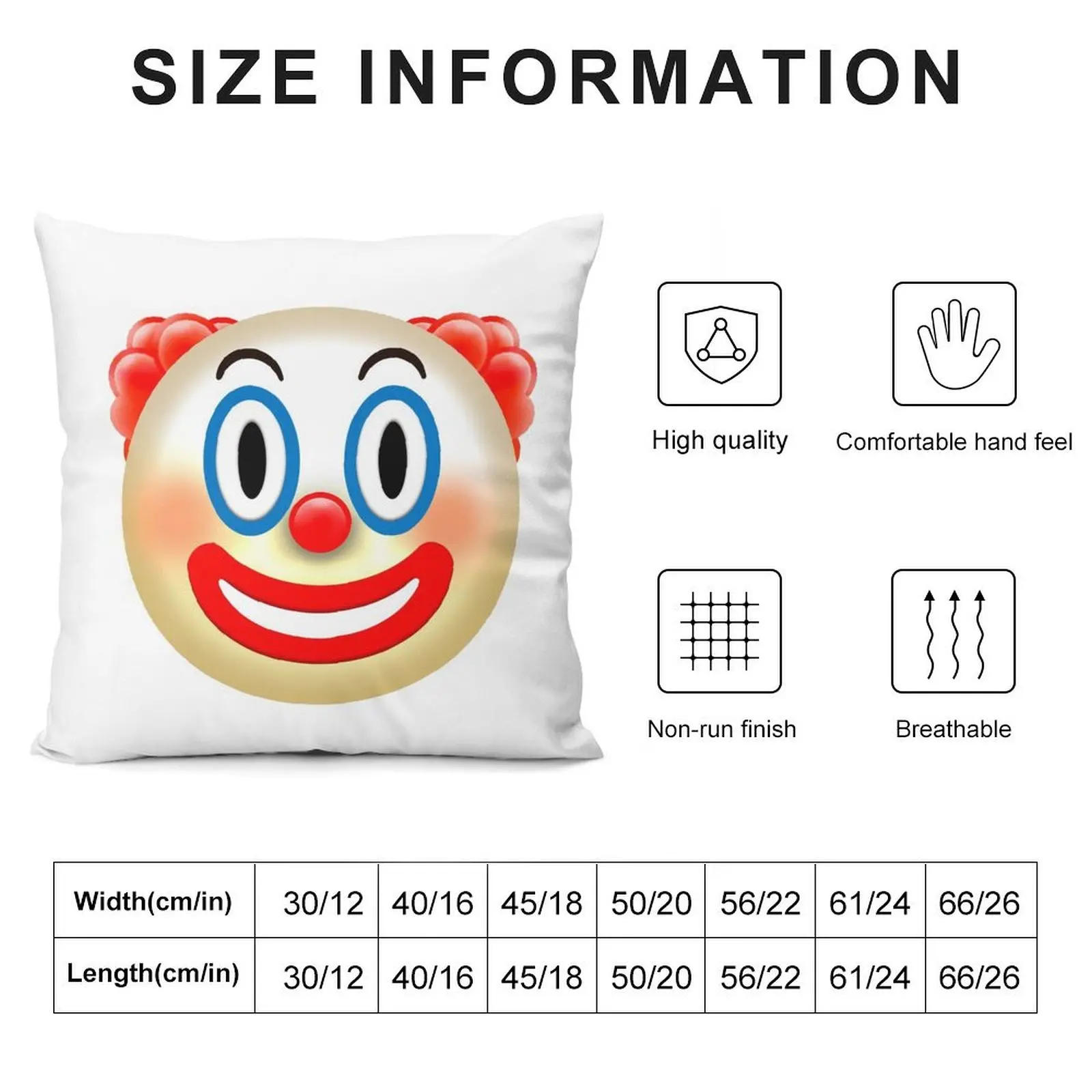 Whatsapp clown Throw Pillow Covers For Sofas Rectangular Cushion Cover Pillow Case Decorative Sofa Cushions pillow