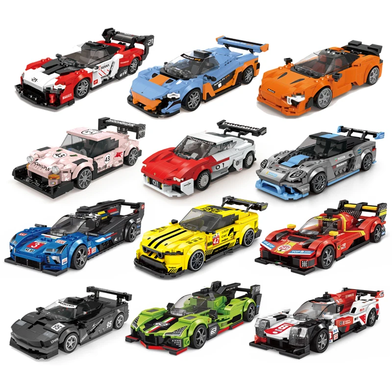 

3D Puzzle Assembling Toy Model Ornament "Eight Grid Car Series", Diy Manual Assembly Toy, XT69