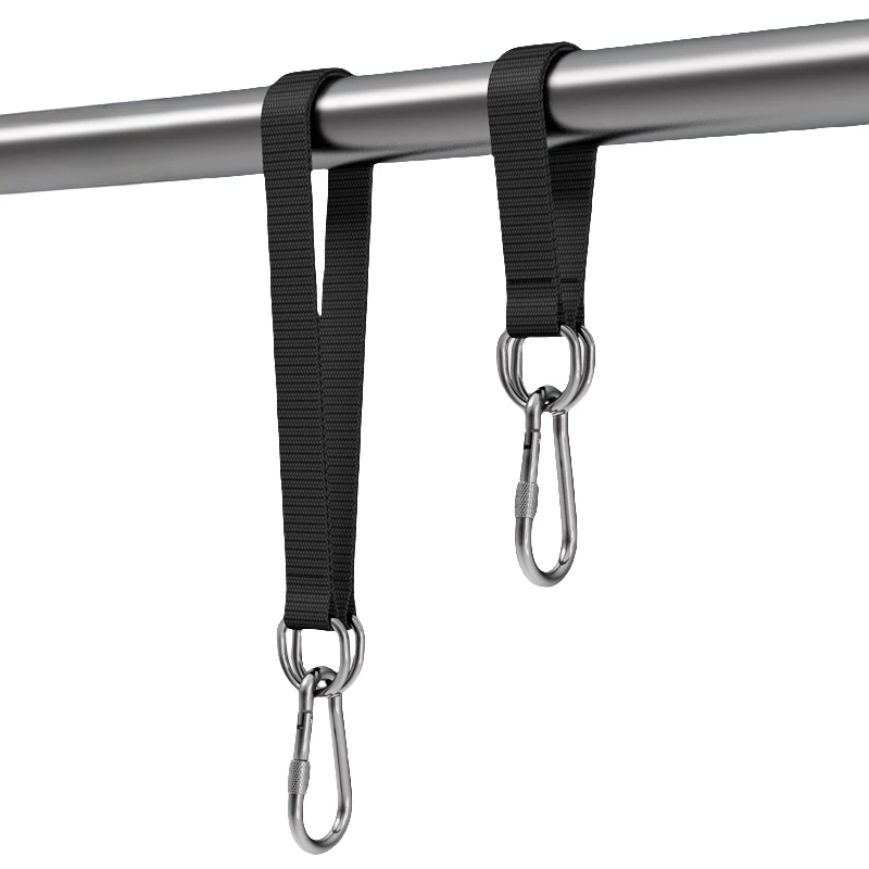 Baumschaukelgurte, 200 kg, robuster Hakenring-Hängegürtel, Verbindungsgürtel für Hängematte, Boxsack, Schaukel, horizontale Stange – Detail 3