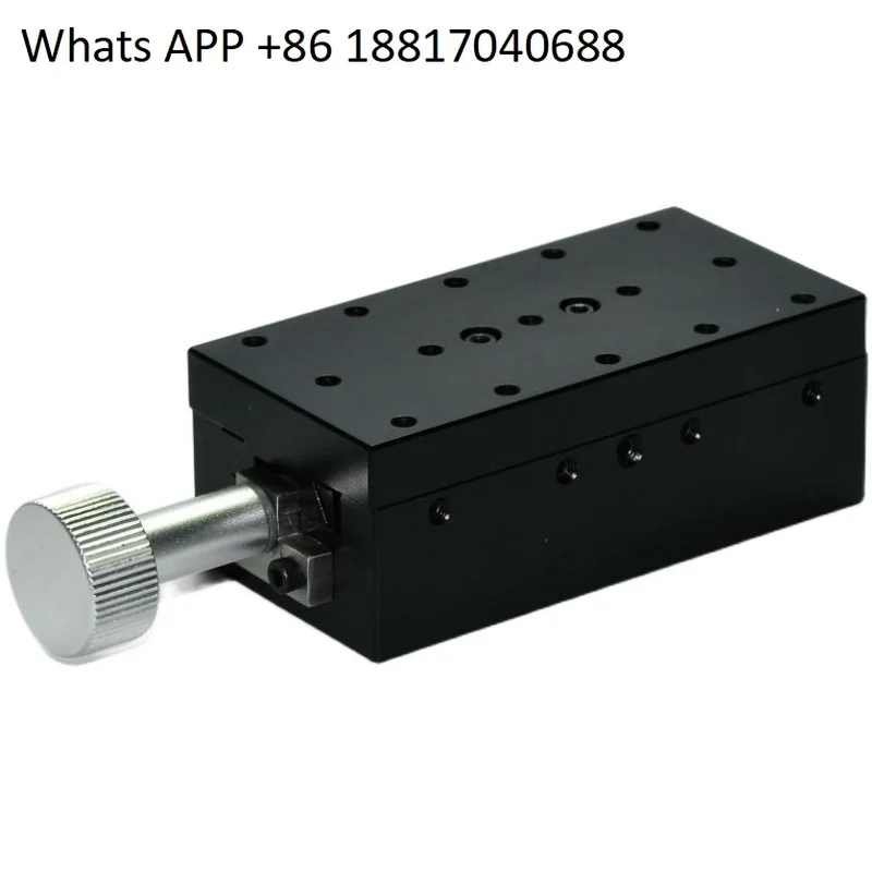 

Manual precision threaded screw dovetail slide trimming translation table optical platform linear cross slide table