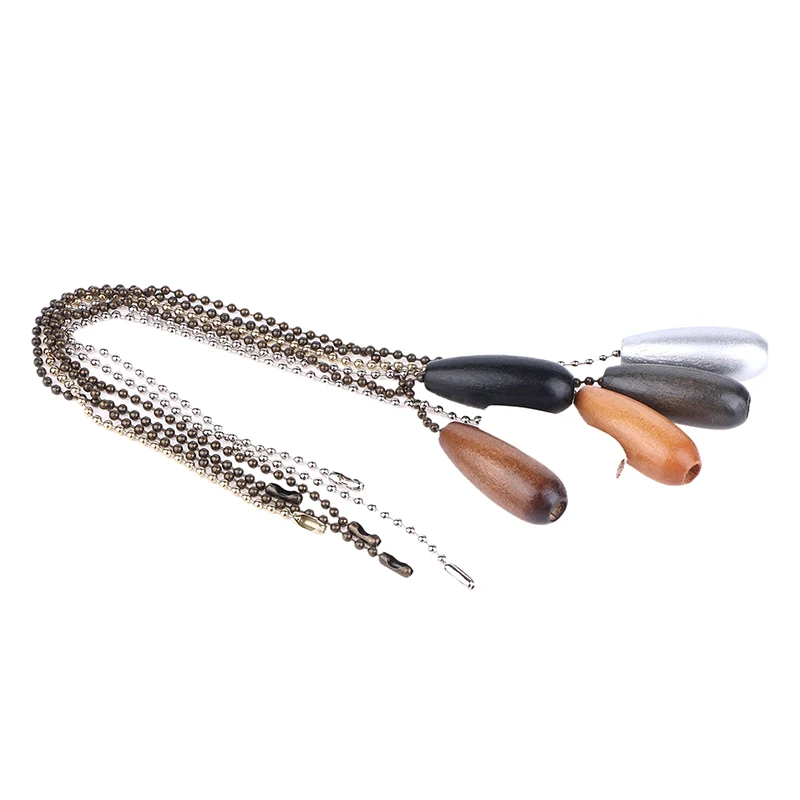 Ceiling Fan Chain Pulls Wooden Pull Chain Pendant Rope Extension Pull Chain Easy Install Removal DIY For Ceiling Light Lamp Fan