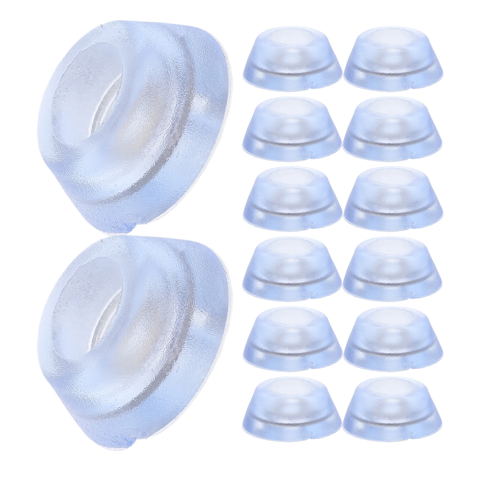 

20 Pcs Round Rubber Feet Anti-slip Wear-resistant Silicone Feet Pads for Furniture Cutting Board Table Protection