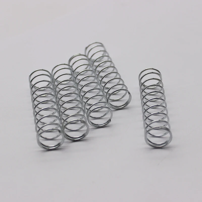 Piccole molle di compressione zincate