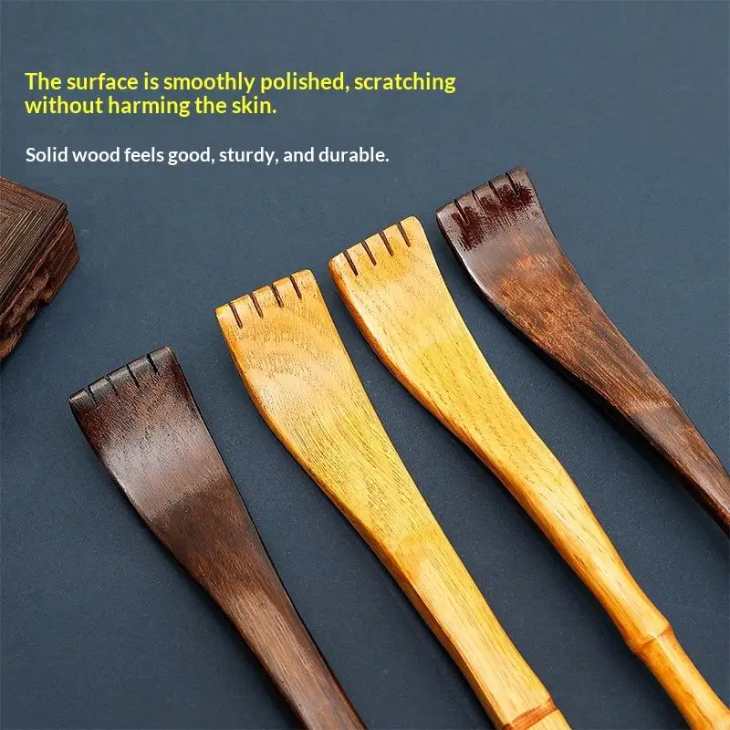 Back Rake HouseholdWooden Body Massage Health Products Handle Wooden Back Scratcher Massager