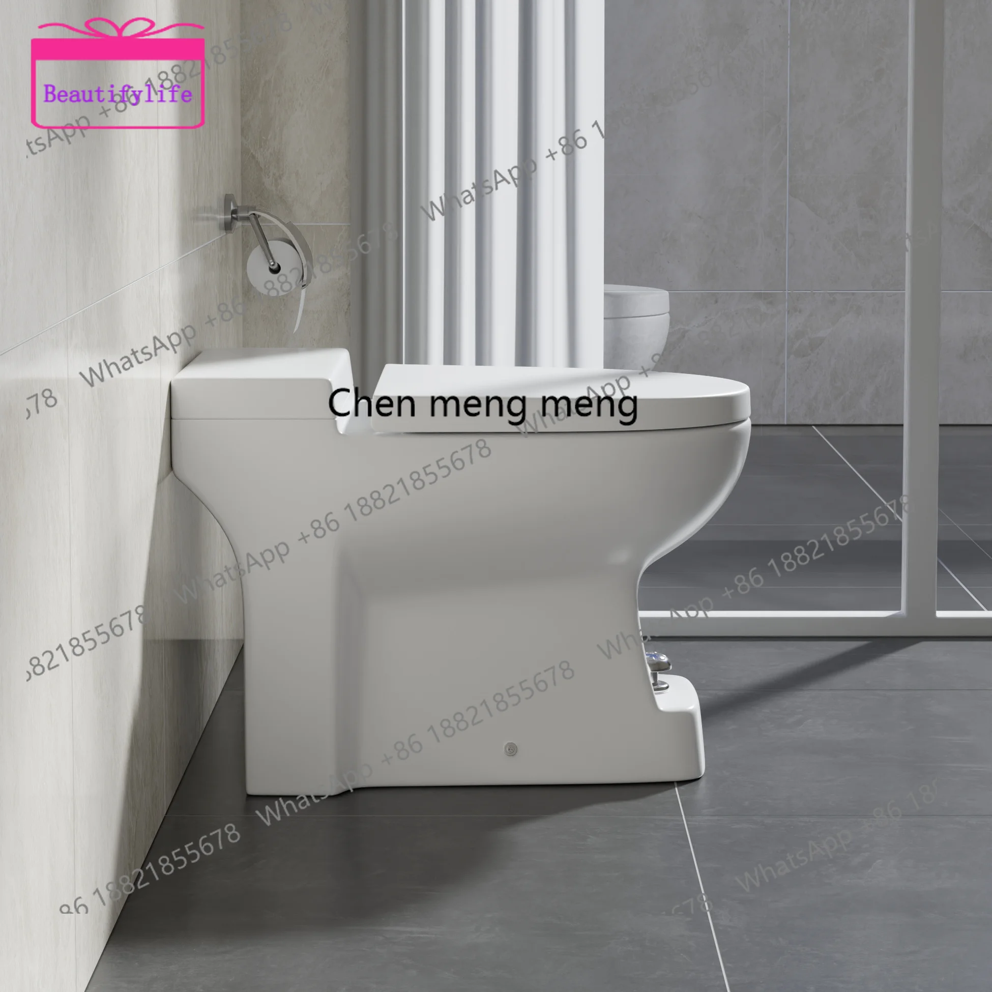 YL Toilet anti-household tankless bathroom straight flush household deodorant ceramic toilet