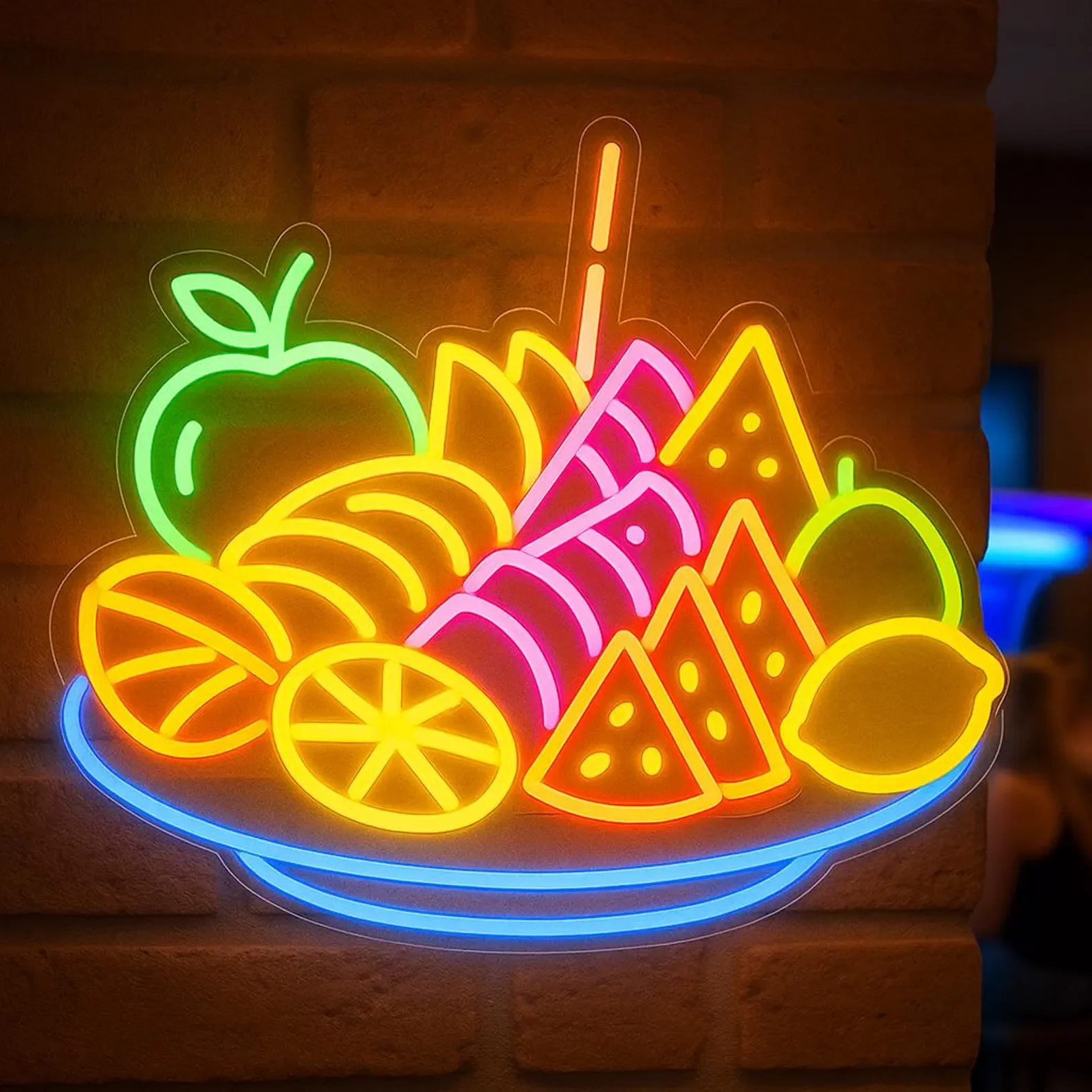 

Breakfasts Neon Sign. Food Art Sign,Brunches Restaurant Wall Decor, Restaurant Led Sign, Gift Idea for the Chef