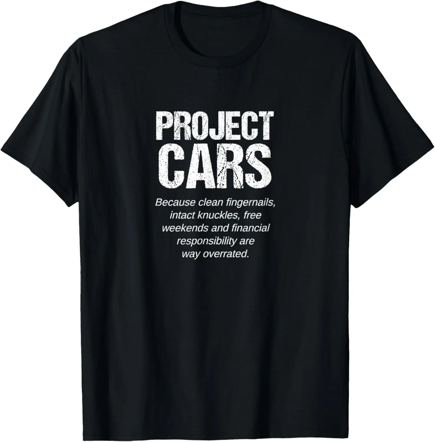 Funny Car Guy Gift - Project Classic Muscle Car T-Shirt