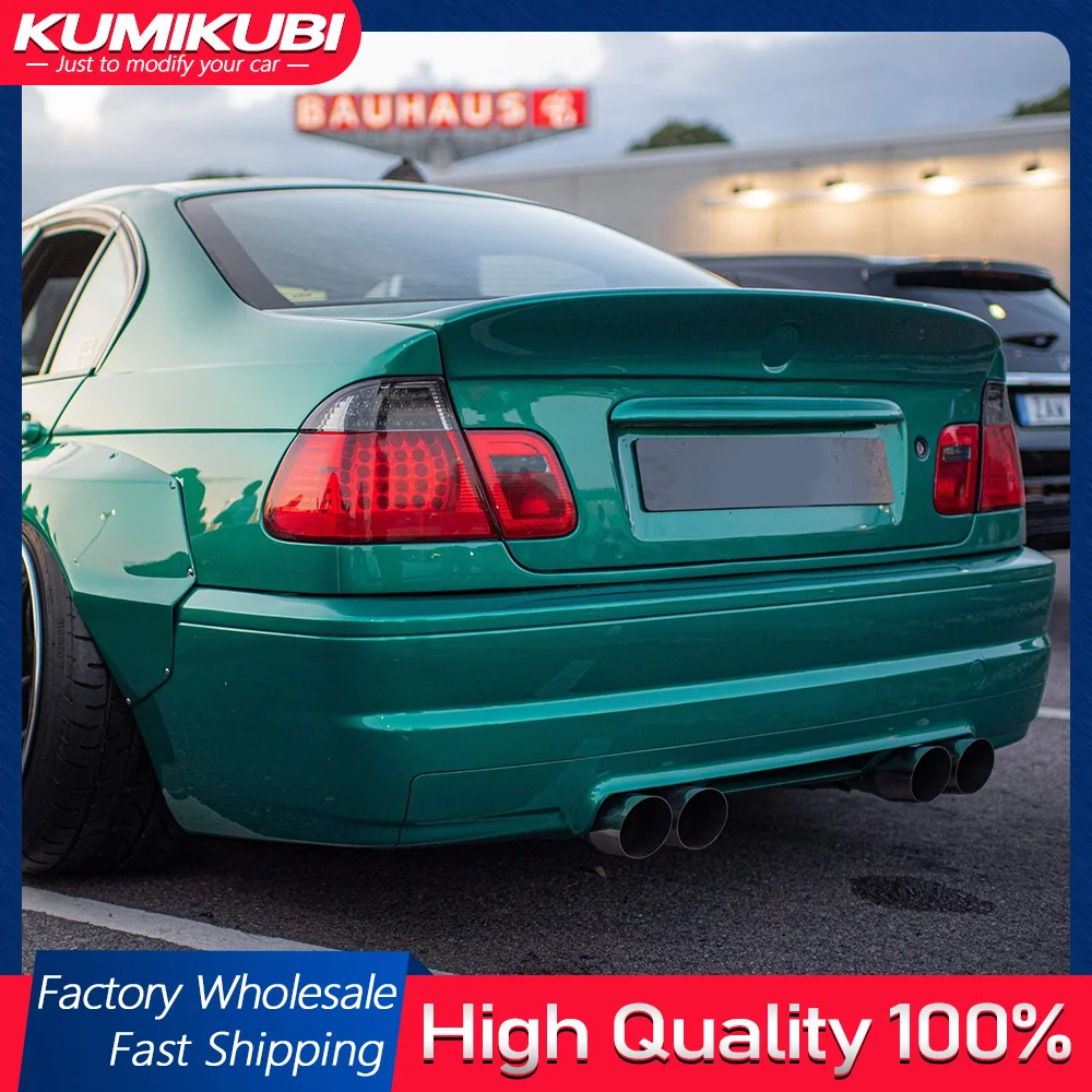 

Высококачественный автомобильный задний багажник, спойлер, расширение крышки крыла для BMW E46 Sedan 1999-2006, удлинение заднего спойлера CSL Style