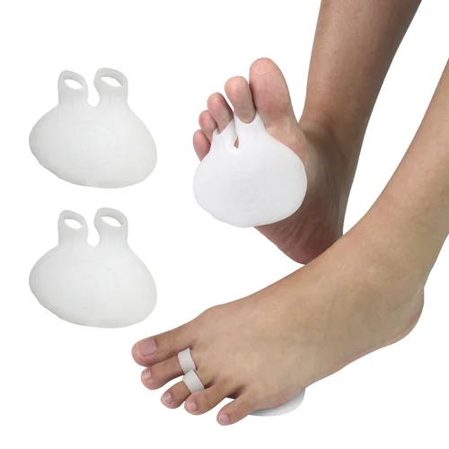 Imagen 1 del producto 10 pares de almohadillas metatarsianas de Gel para el antepié, otóticos de tacón alto de silicona, cojín de masaje para aliviar el dolor, soportes para el cuidado de los pies, Unisex