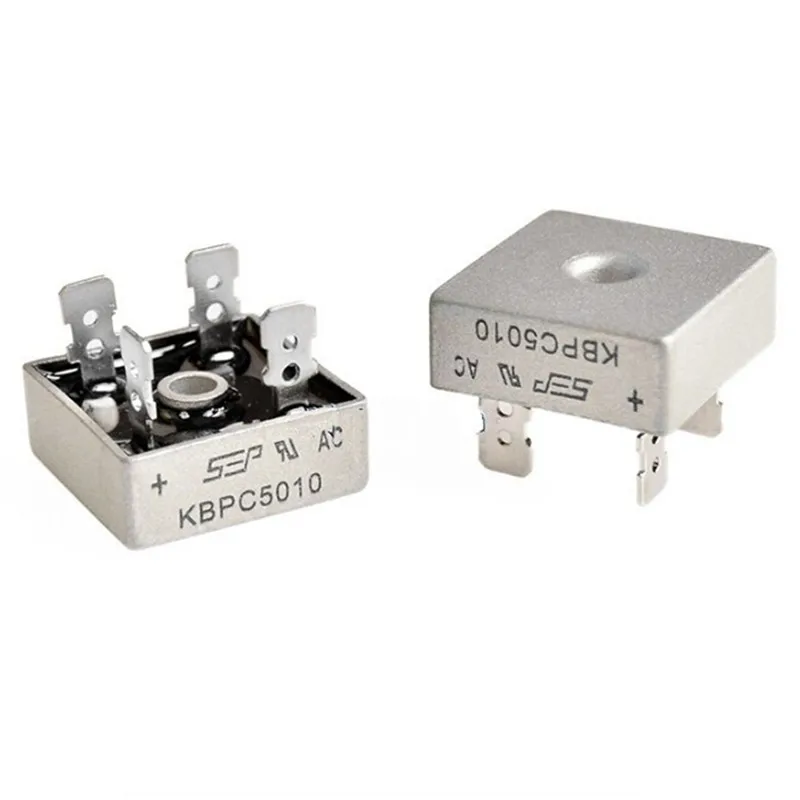 50A 1000V Metal Case Single Phases Diode Bridge Rectifier KBPC5010