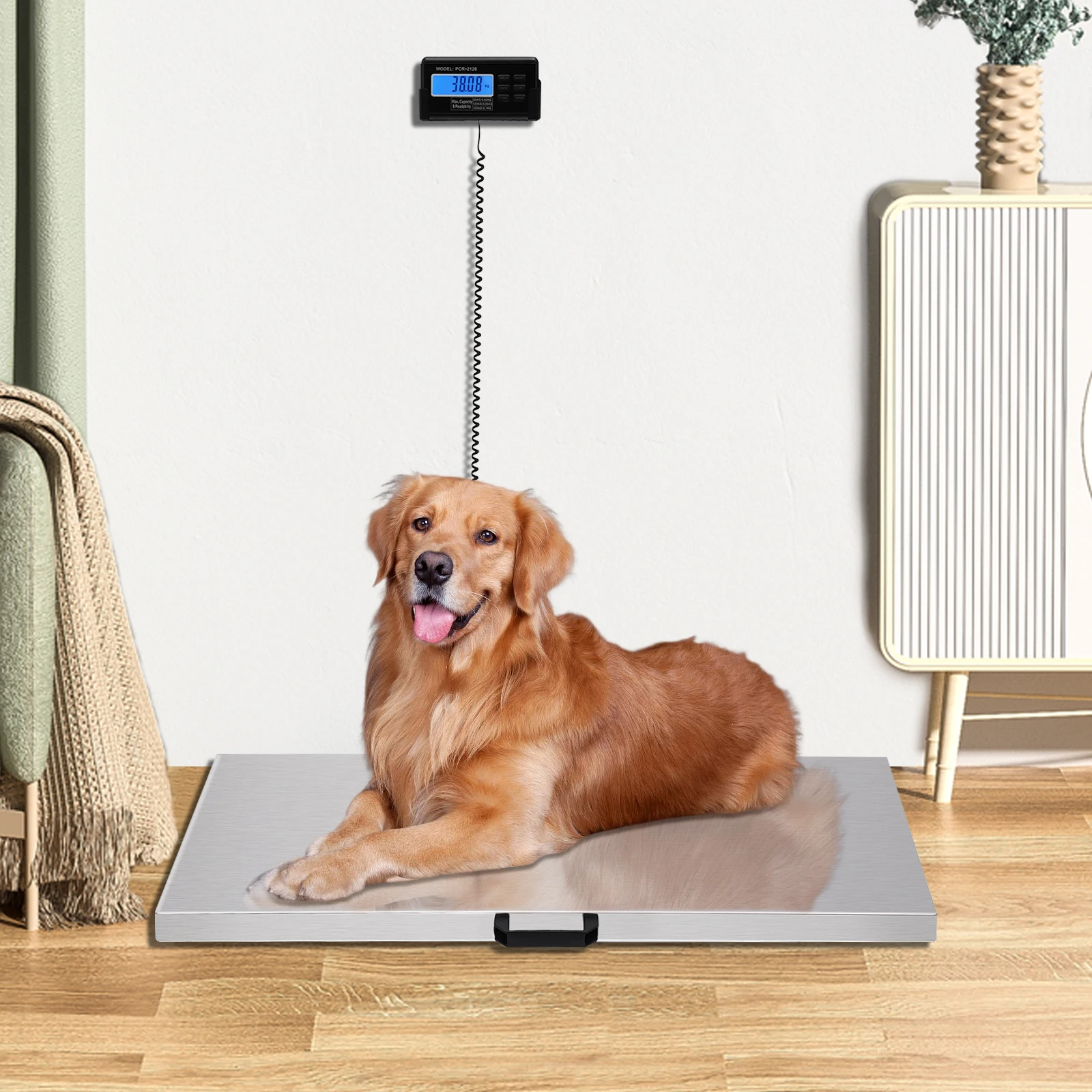 200KG Digital Pet Platform Scale LCD Display