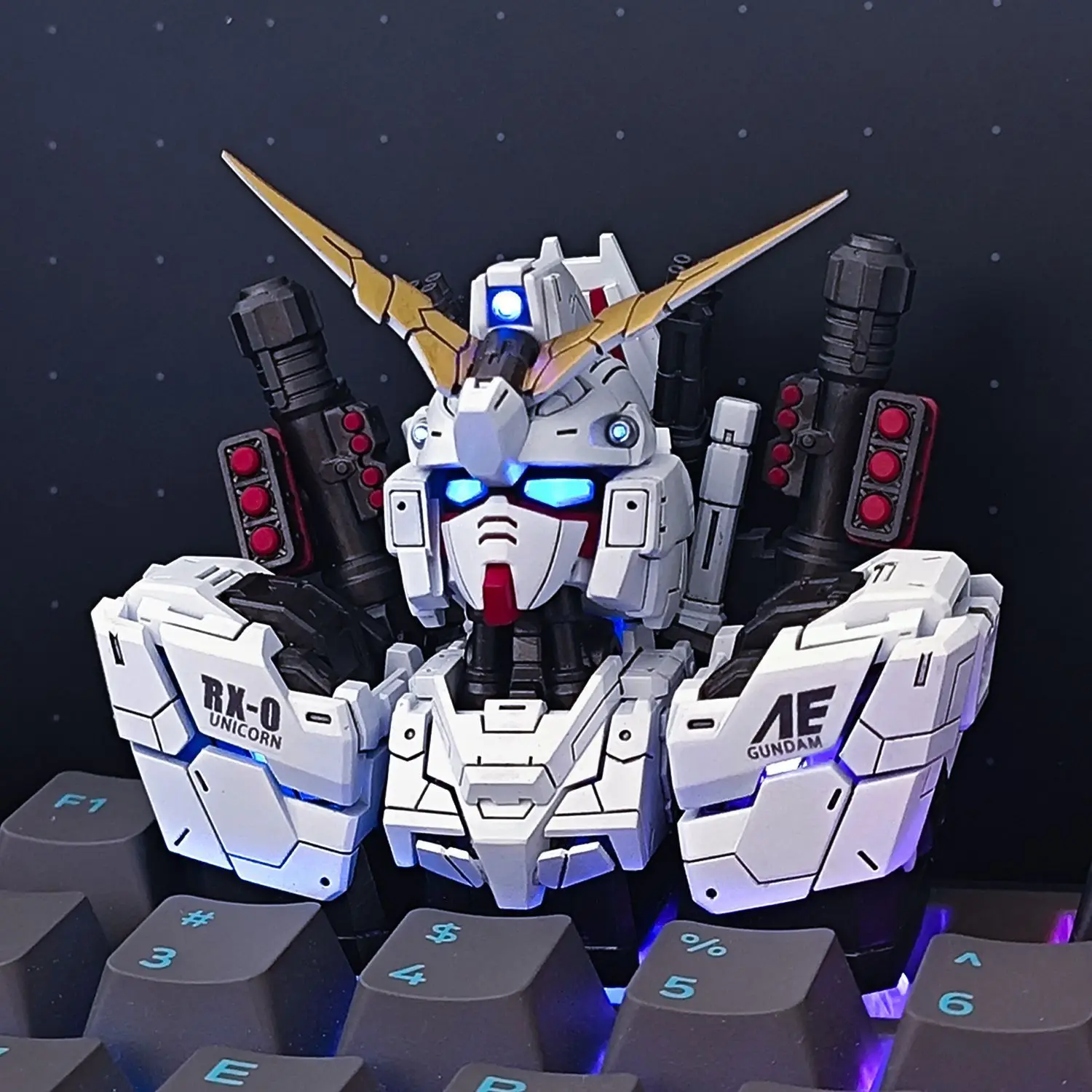 mobile-suit-gundam-series-keycaps-anime-neon-genesis-evangelion-triple-keycaps-suitable-for-cross-axis-stereoscopic-luminescence