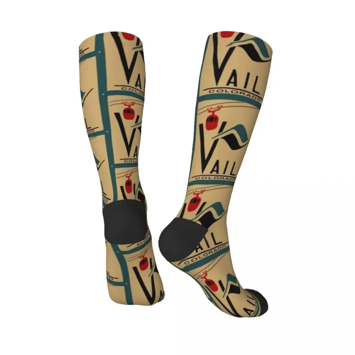 Vail Colorado Vintage Travel Decal Socks kids christmass gift Socks For Girls Men's