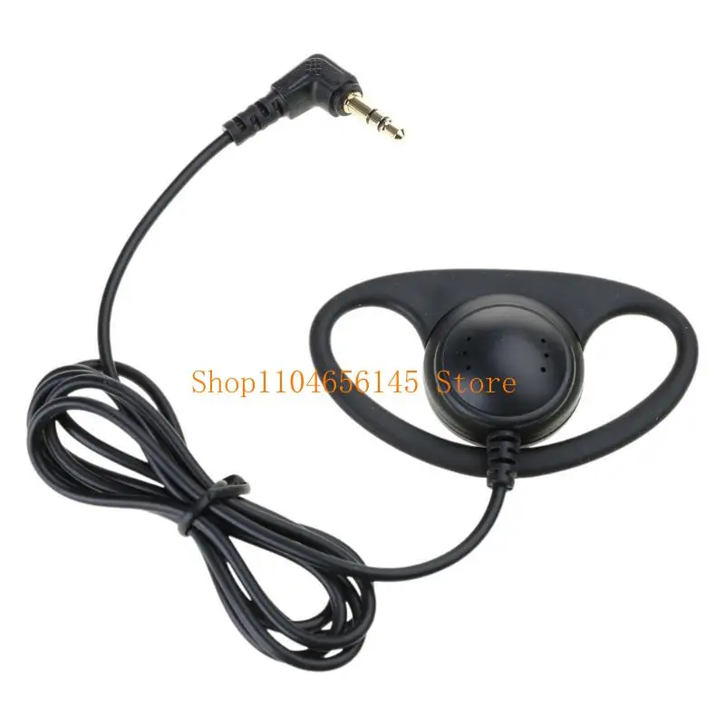 5asd USB C/3.5mm Single Side Ear Hook Earphone Earbud Corded Headsets for Mobile Phones Tablet Computer MP3 Player Notebook
