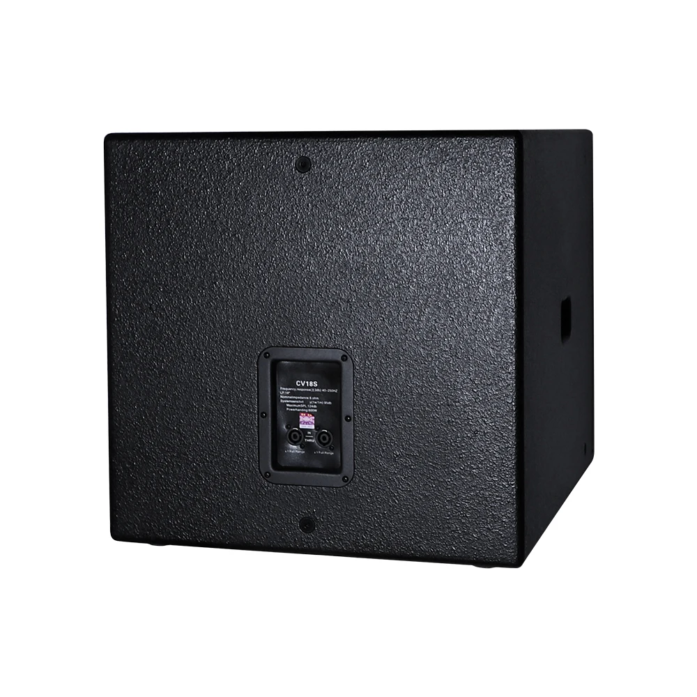 18 Inch 8 Ohm 600w RMS Wooden Passive Professinal Subwoofer Speaker