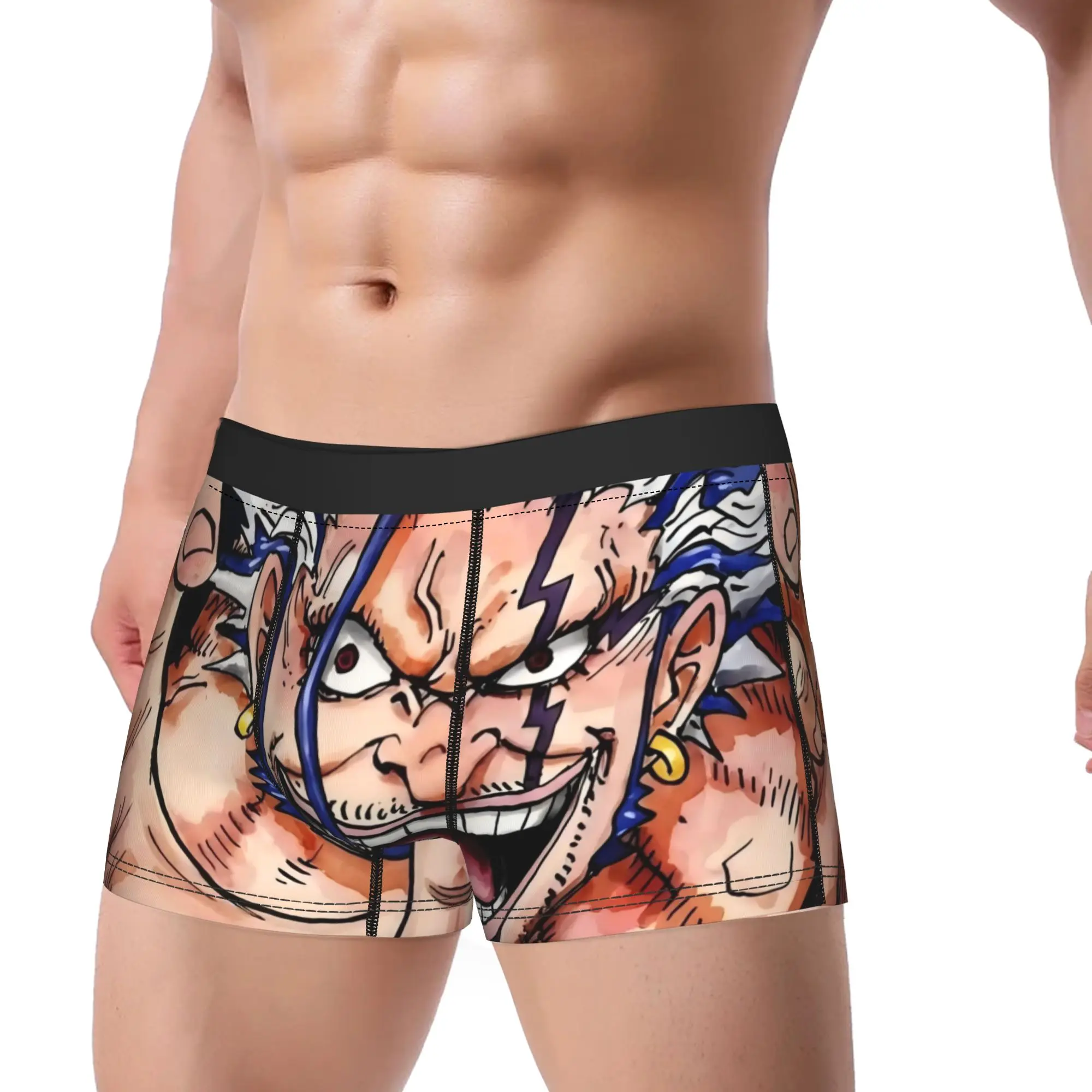 Rocks D Xebec 4 One Piece Underpants Homme Panties Men's Underwear Comfortable Shorts Boxer Briefs