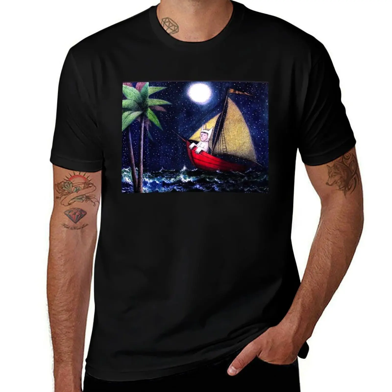 

Are Things shirts custom man T-Shirt t print vintage shirt graphic travel, The Where t Wild T-Shirt for Boat