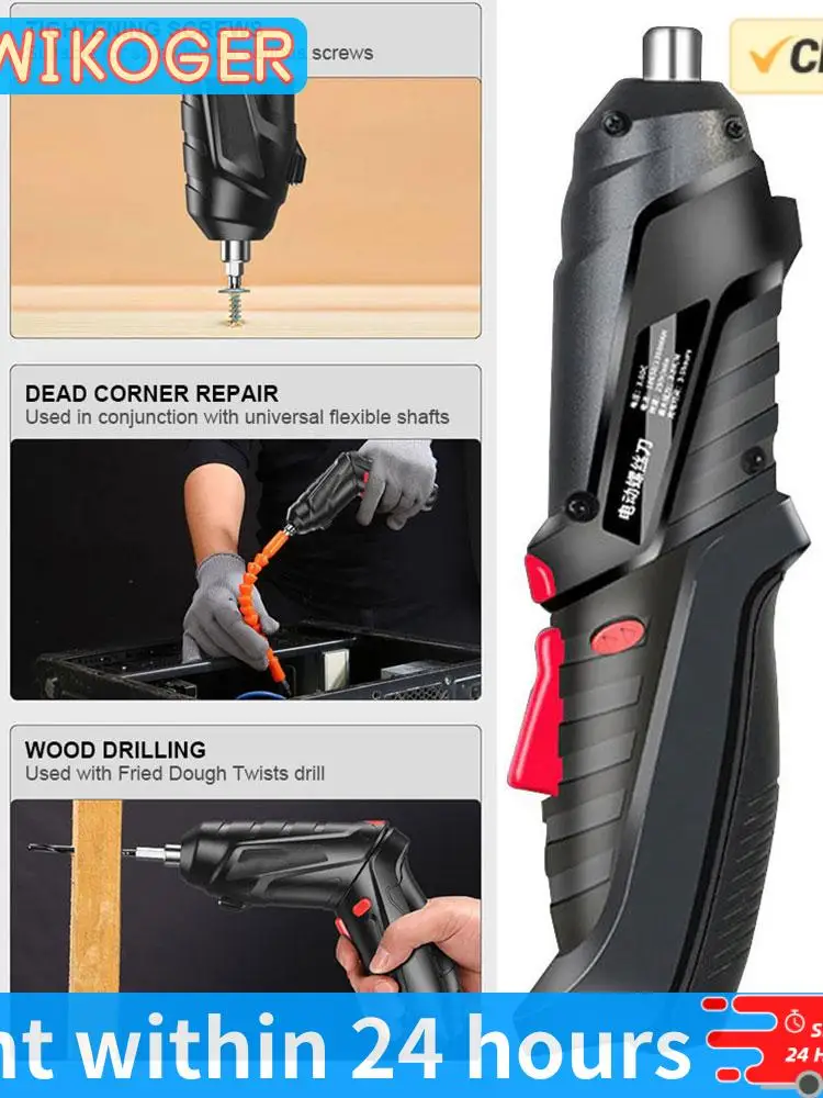 

3.6V Cordless Screwdriver Rechargeable Wireless Screwdriver Drill LED Lighting Electric Power Screwdriver Set for Home Use Tool