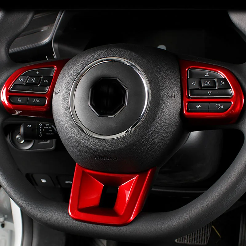 

3pcs for MG5/MG6 2021 Steering Wheel Key Decorative Frame Carbon Fiber Pattern