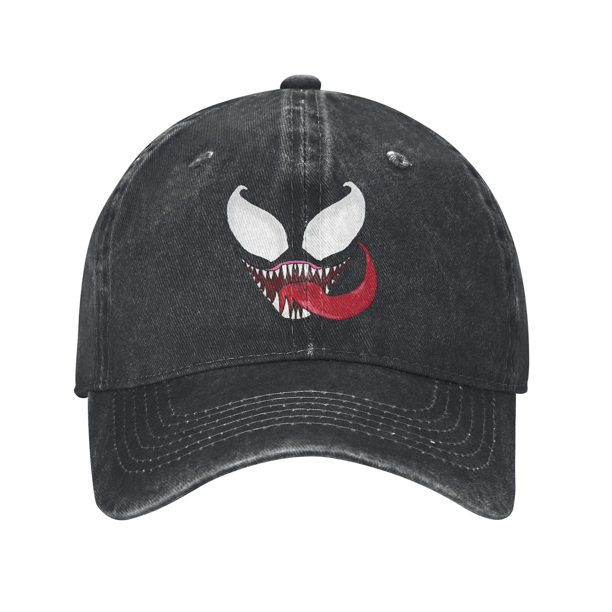 The Symbiote Venom Baseball Cap Men Women Outdoor Trucker Hat Hats Adjustable Snapback Caps Racing Cap Winter Caps