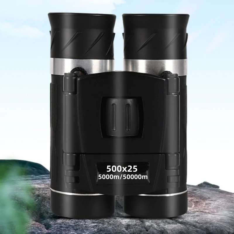 High Magnification Binoculars 500x25 Telescope Low Light Night Vision Portable Professional Telescope For Outdoor Camping