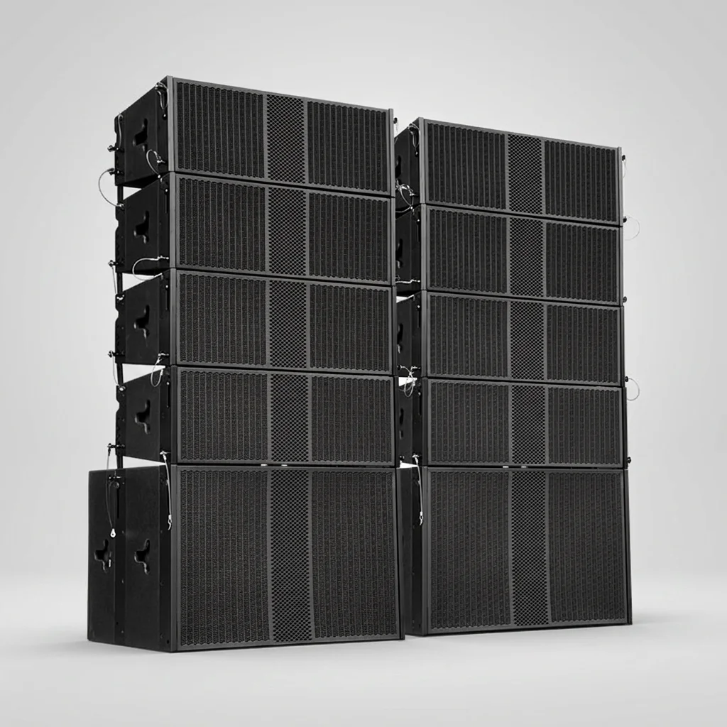Single Double 8inch 10inch 12inch Professional Line Array Speakers Wood Shell Stage Large Outdoor Restaurant Remote Speaker