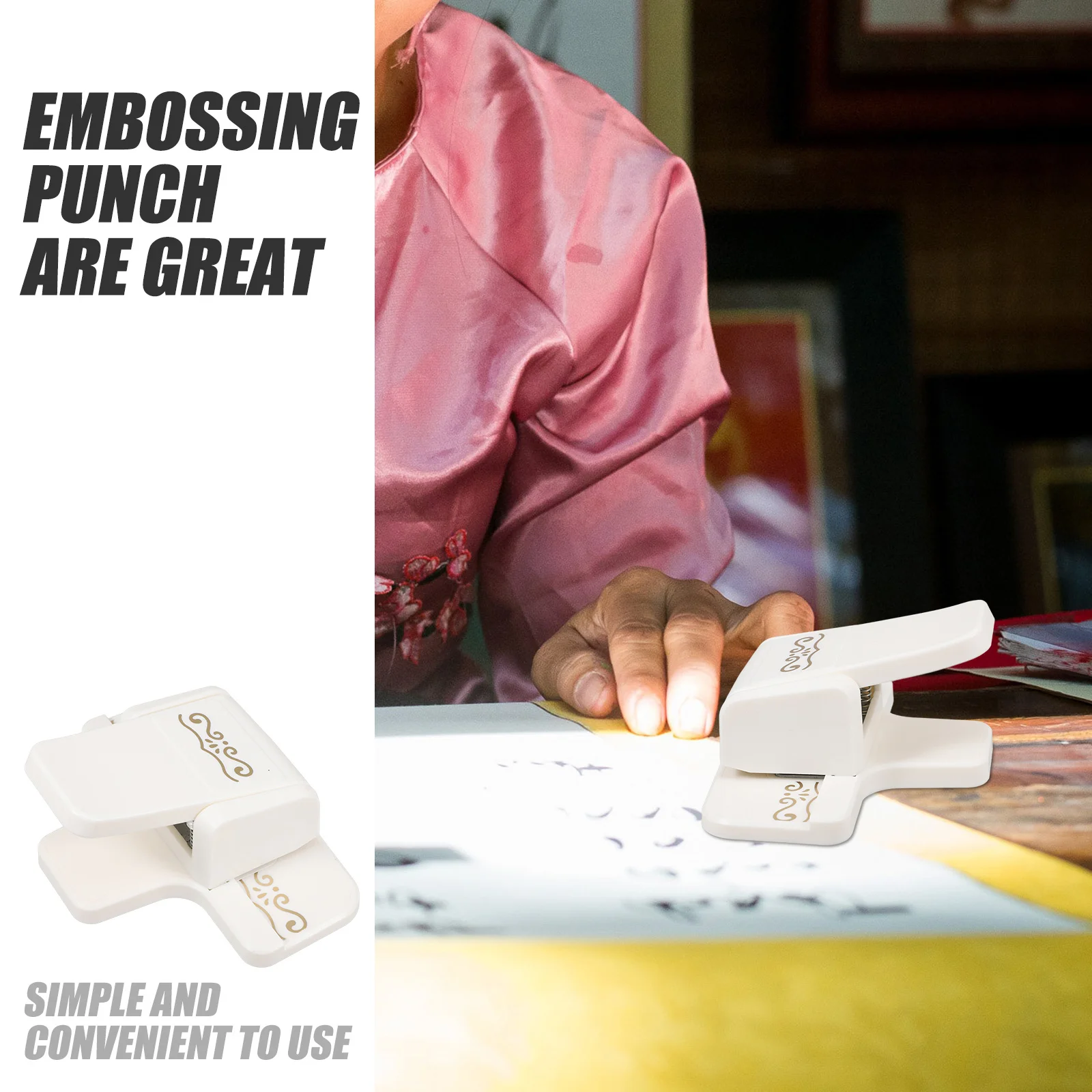 Userfriendly Border Punch and Embosser for Scrapbooking Projects Creates Unique Edges on Cards and Invitations