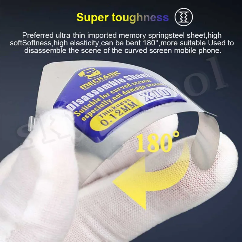 MECHANIC X10 3D Curved LCD Screen Disassembly Card for Mobile Phone Tablet Repair Back Cover Frame Opening Hand Tool