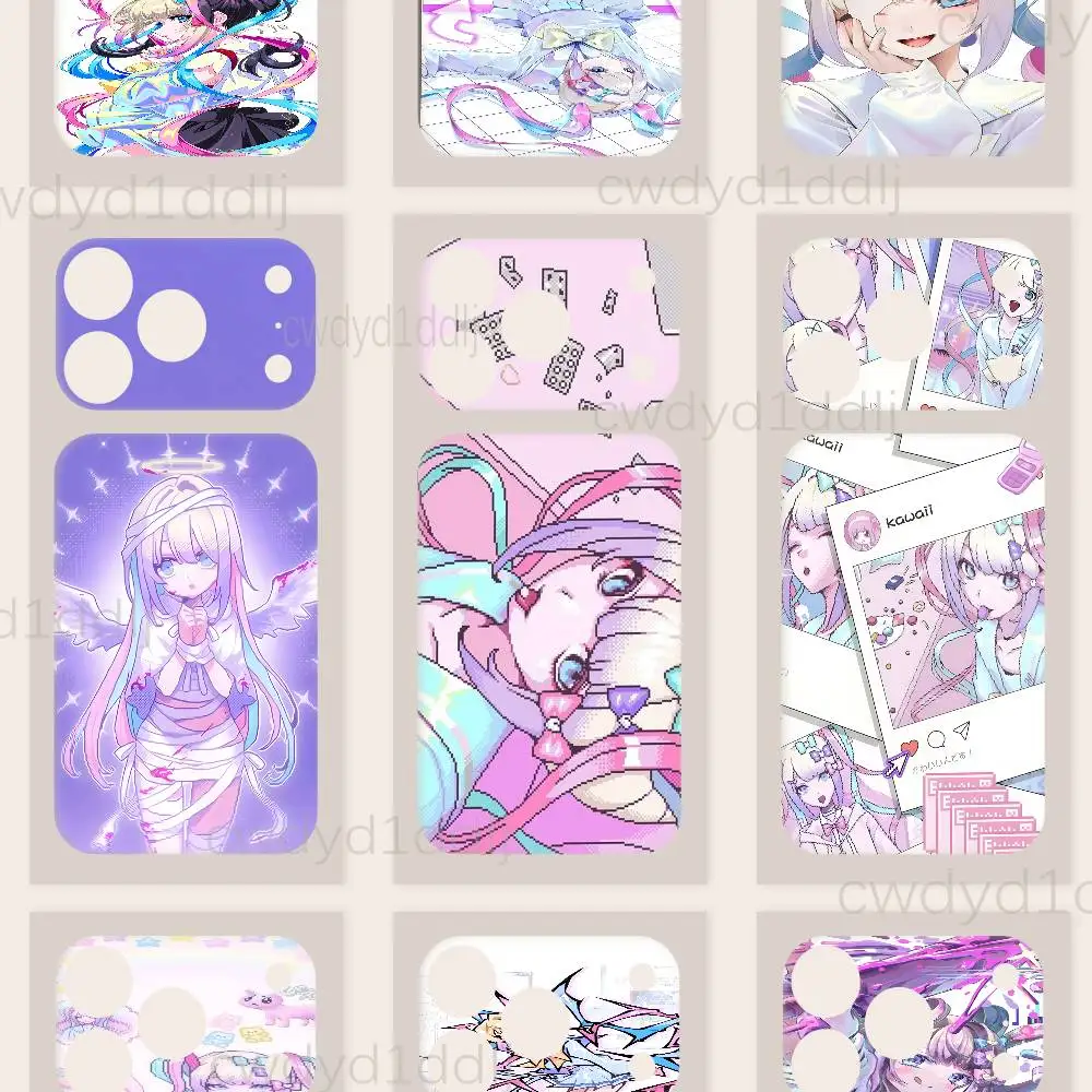 

N-Needy Streamer Overload For iPhone 17 Pro 17 Pro Max Full Body Back Cover Decal Skin 3D Colorful Rear Protective Sticker Film