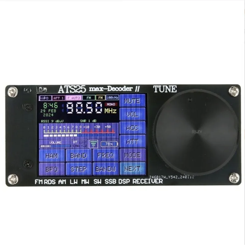 Full Band Radio Radio ATS-25 ATS25 max-Decoder 2-4.21 Version Firmware