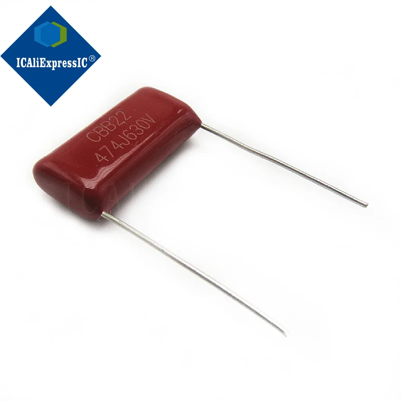 10pcs/lot 630V474J 0.47UF 470NF Pitch 20MM 630V 474 CBB Polypropylene film capacitor In Stock