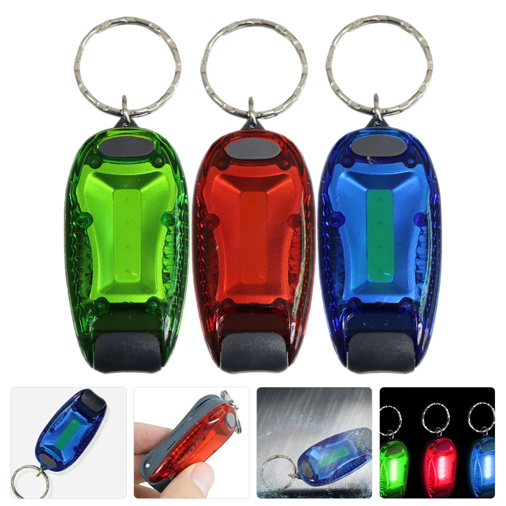 

3 Pcs Tailights Backpack Portable Safety Lamp Warning for Biking Riding Night Multifunctional