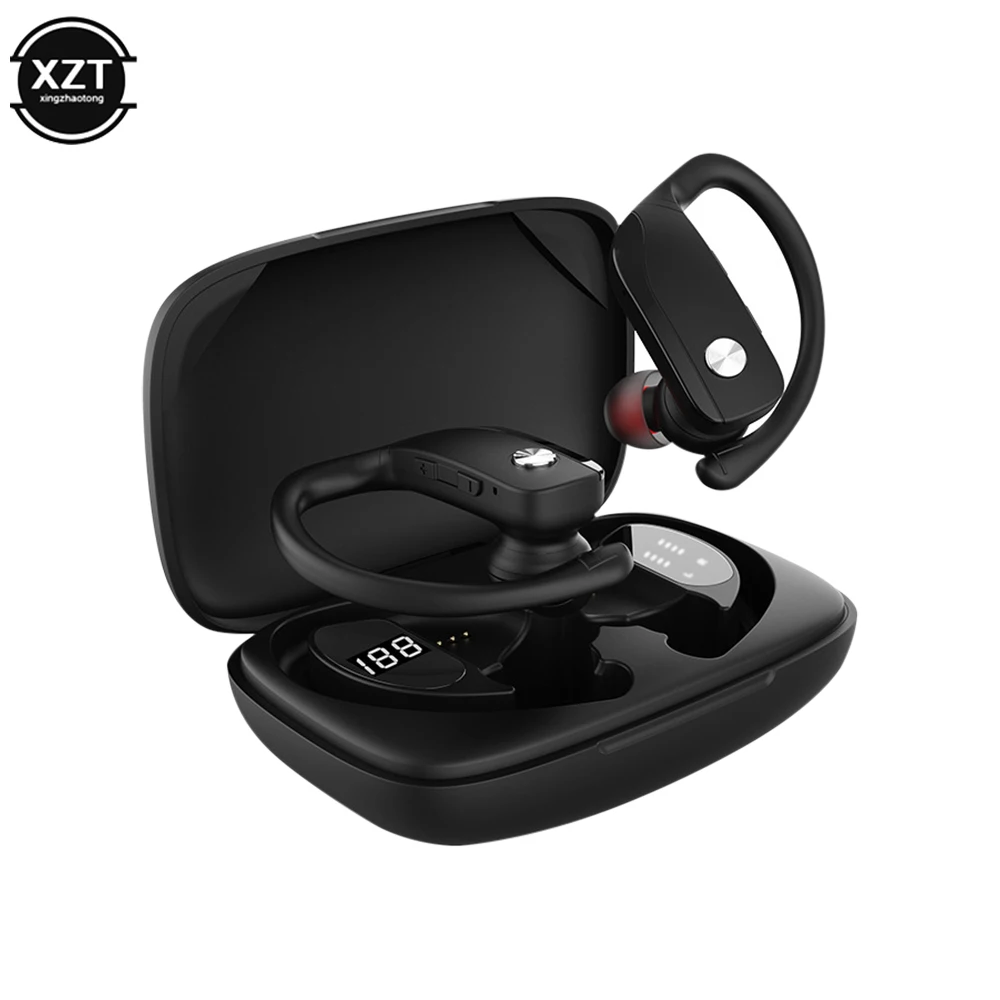 T16 Bluetoothワイヤレスイヤホン,スポーツイヤホン,耐水性,低音