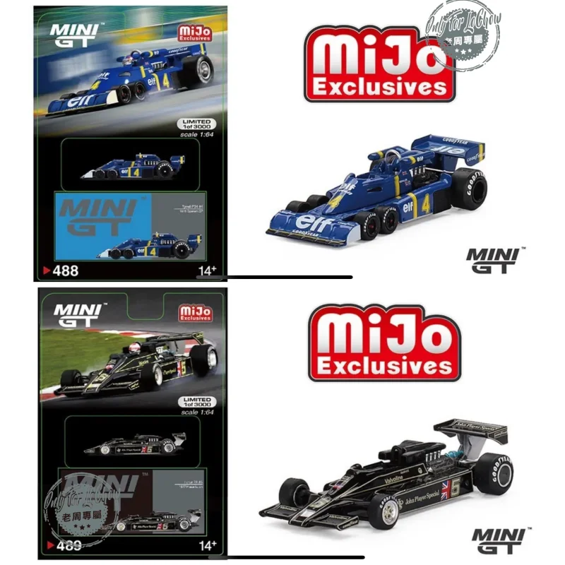 在庫あり-1-64-ロータス-no-5-f1-ティヤレル-番号-4-p34-合金ダイキャストシミュレーションカーモデル、大人の装飾、男の子のおもちゃ、子供のギフト