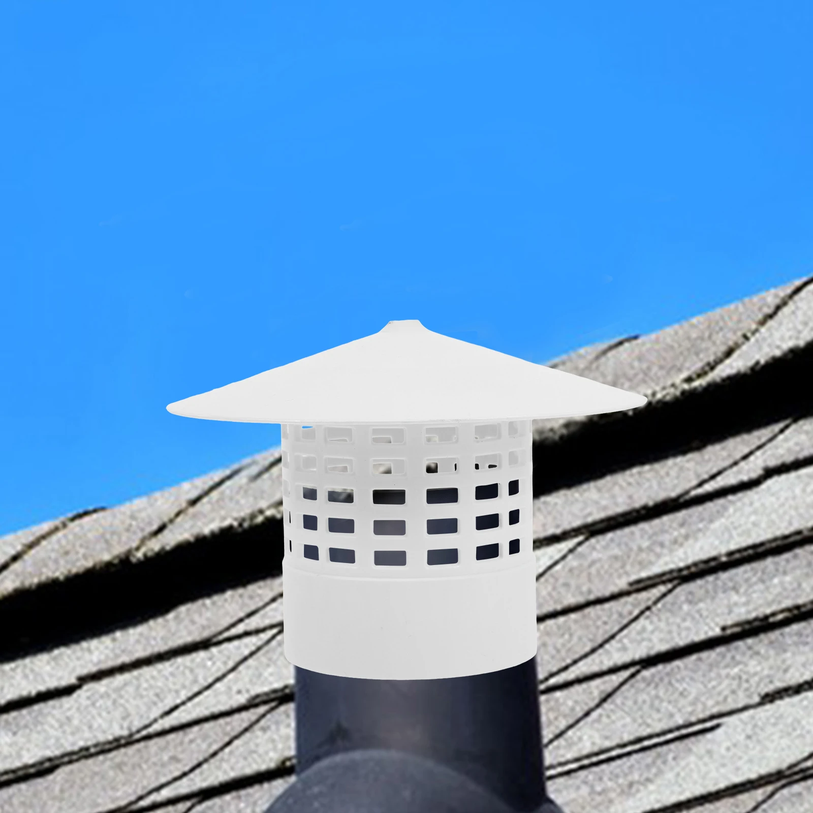 

Stainless Steel 75mm Chimney Cap PVC Vent Cover for Outdoor Wood Stove Fireplace Smoke Funnel Protection Accessories