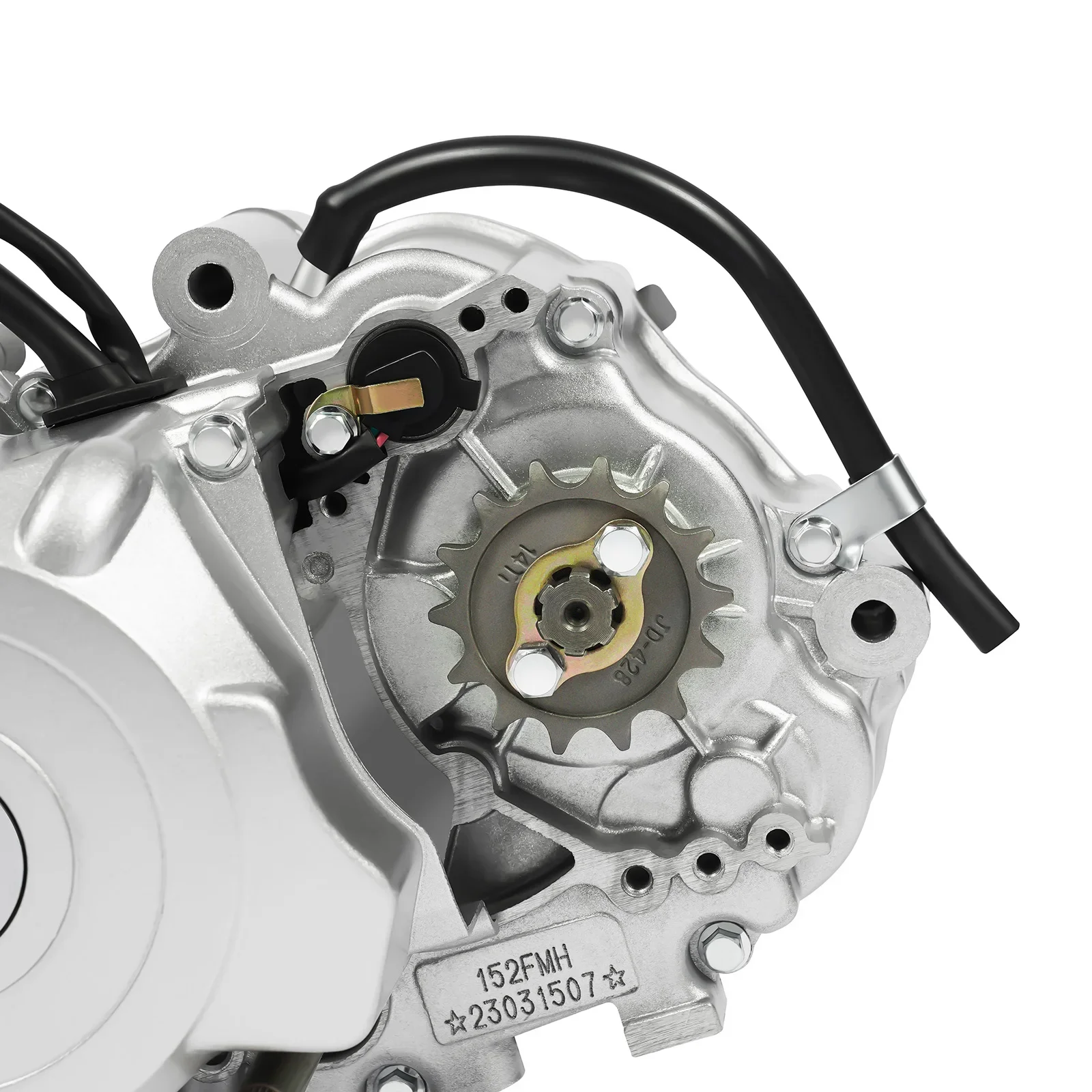 125CC 4 Stroke Electric Motor Semi Auto Engine CDI+Reverse for ATV Quad Go Kart