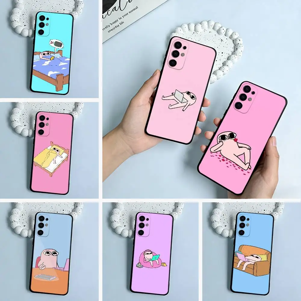 

C-Cartoon- Ketnipz Cute Phone Case For Samsung S25,S24,S21,S22,S23,S30,Ultra,S20,Plus,Fe,Lite,Black Soft Silicone
