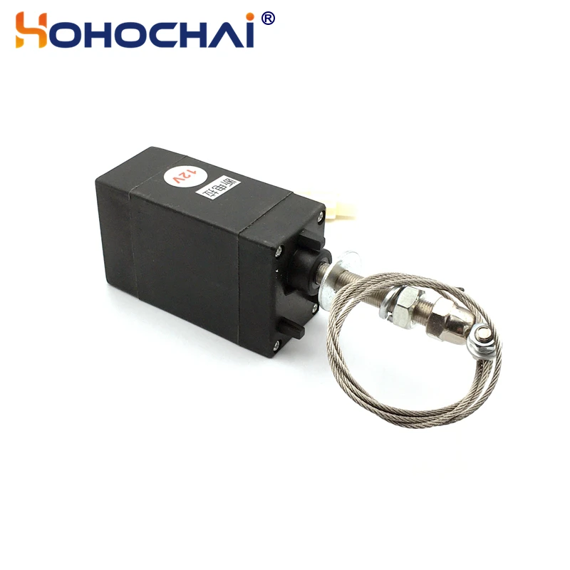 Diesel Engine Generator Flameout Stop Valve XHQ-PT Normally Closed Type 12V 24V Optional, Genset Accessory