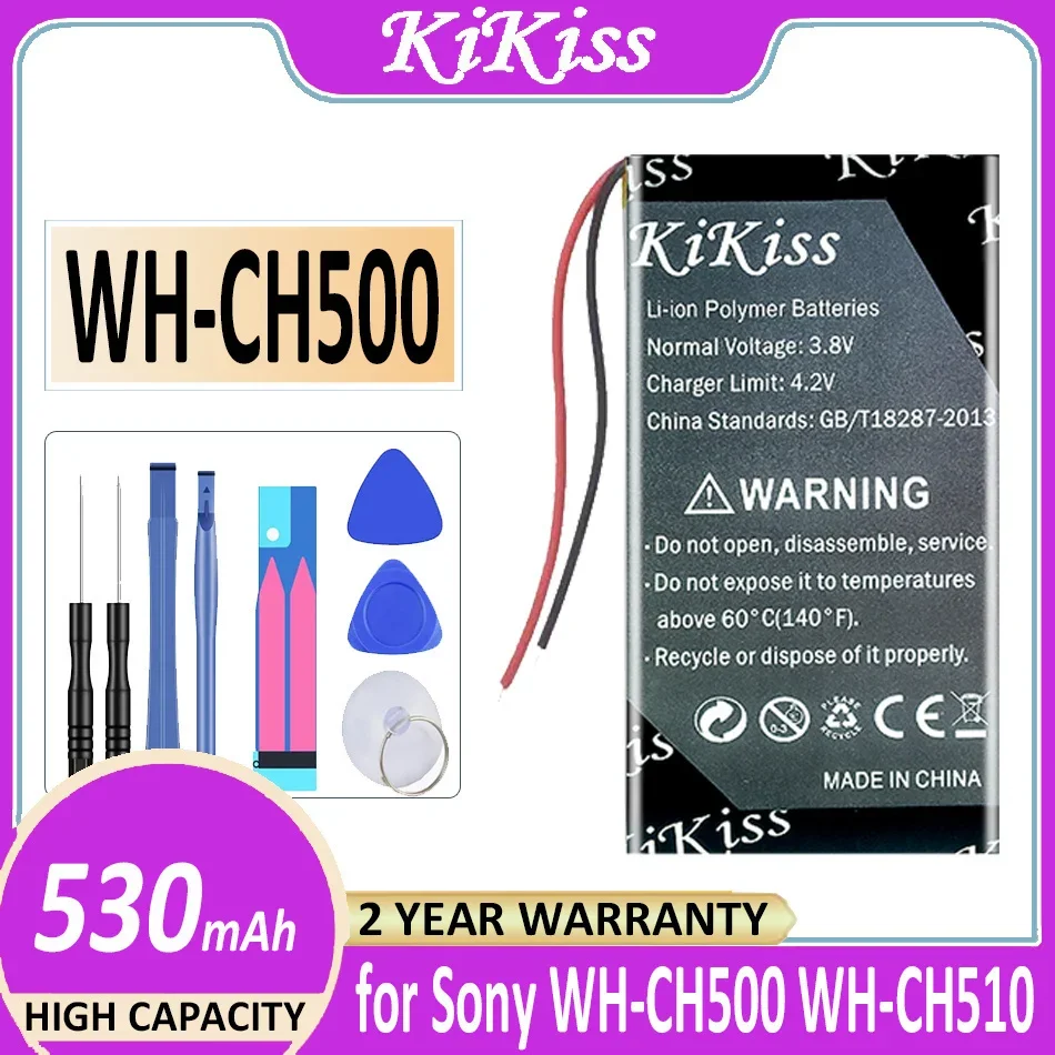 For Sony WH-CH500 WH-CH510 WF-H800 WF-XB700 Headphone Charging Case Battery, 530mAh Compact and Efficient