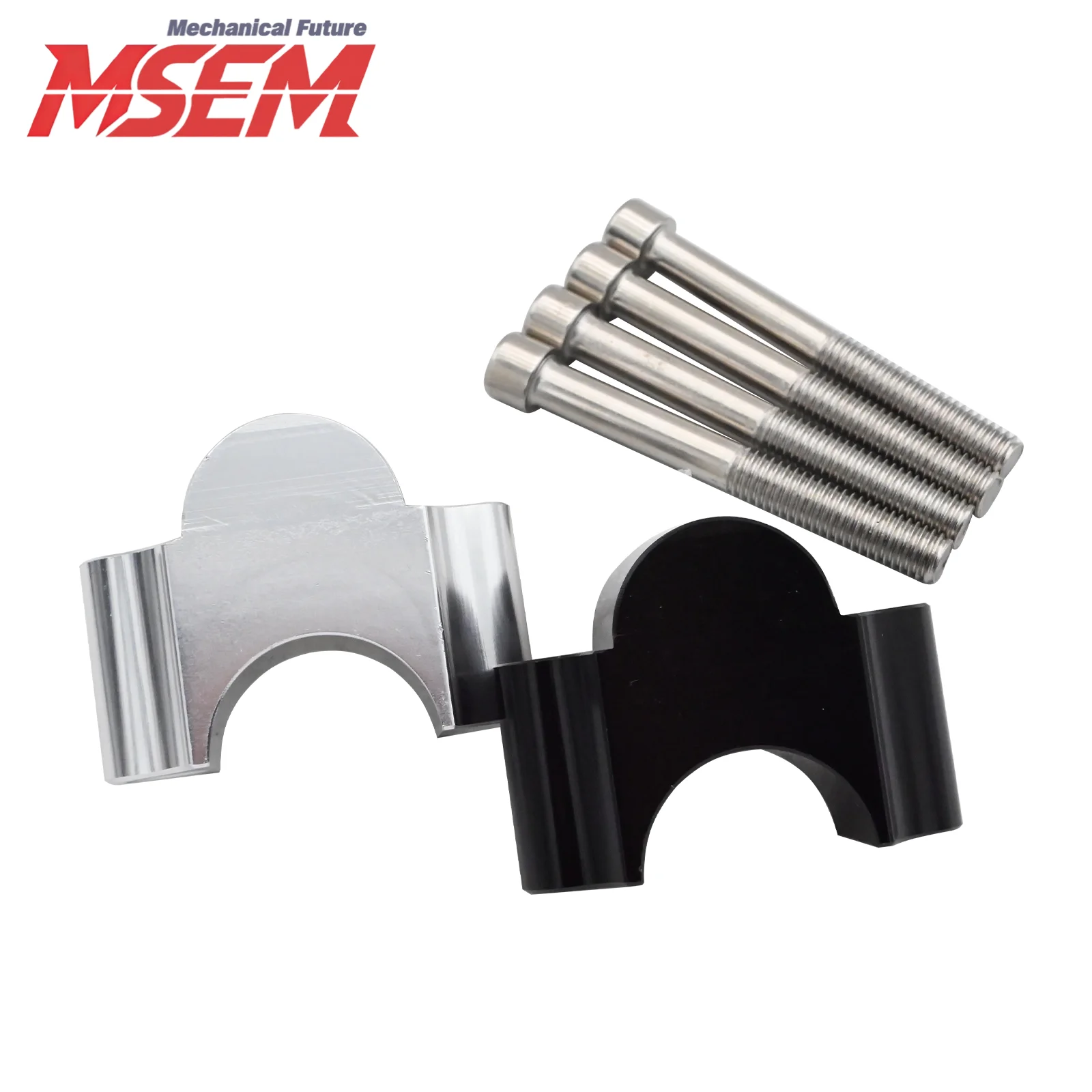 1 Pair Motorcycle 28mm 1 1/8" 22mm 7/8" Handlebar Riser Bar Mount Handle Clamp For Kawasaki Suzuki Yamaha WR250F-450F Universal view 4