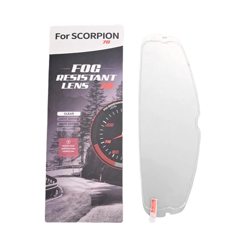 Anti fog film For Scorpion exo 1400 Carbon, R1 Air exo 520 exo 391 Motorcycle Helmet Visor