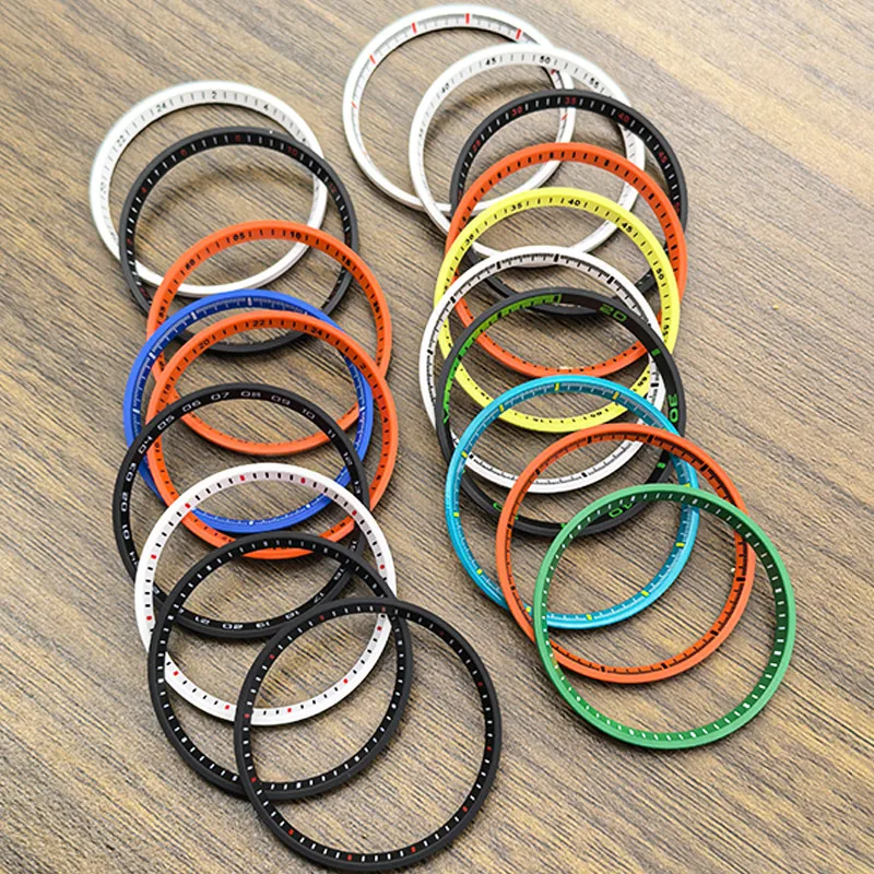 Dia 31.3mm Plastic Chapter Ring NH35 Case Inner Ring Fits King Samurai Turtle Abalone Case NH35 NH36 Movement Watch Repair Parts