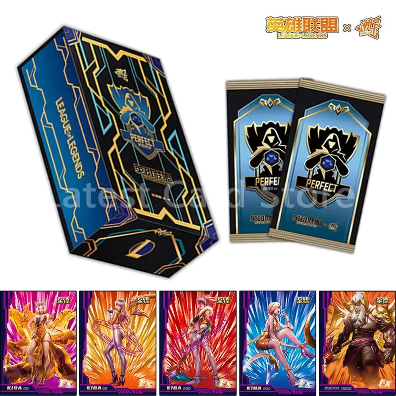 Genuine League of Legends Peripheral Card Collection Popular Game Characters Rare XP EX SZR Cards TCG Game Toy For Children Gift