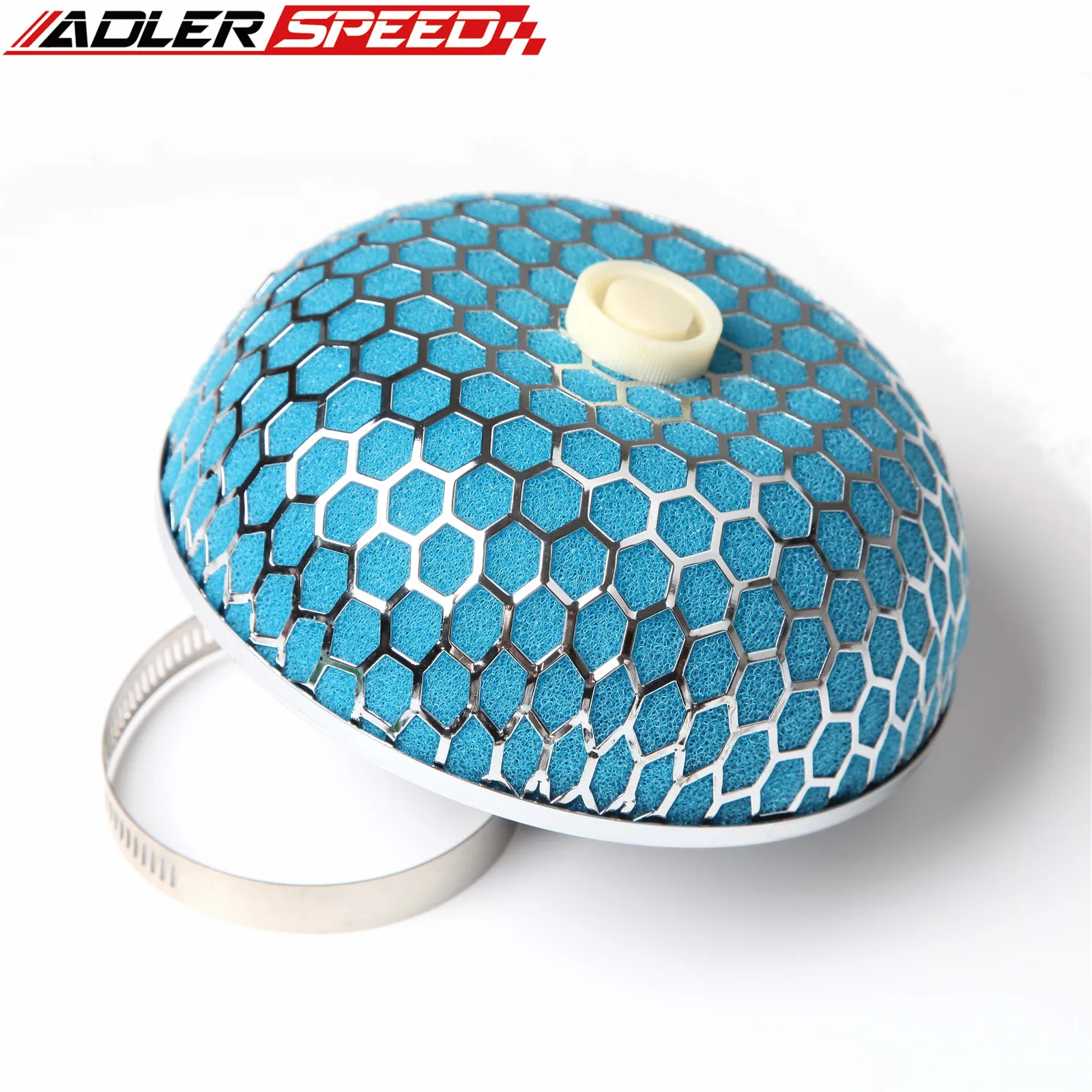 Spsld general purpose green sponge air filter for cold air intake high flow 63.5mm 76mm 89mm high performance breathing filter