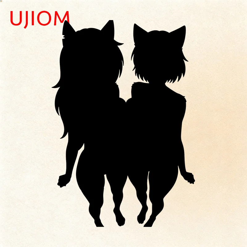 UJIOM Trickery Furry Loona Wall Sticker Exquisite Fashionable Sunscreen Hey-tai Decal Kitchen Cupboard No Trespassing Decor